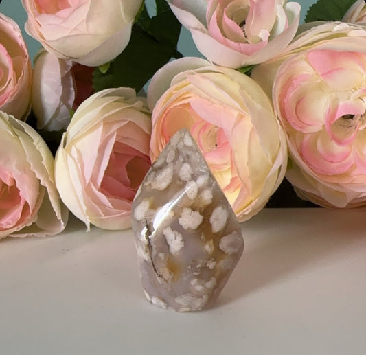 2” Flower Agate Flame