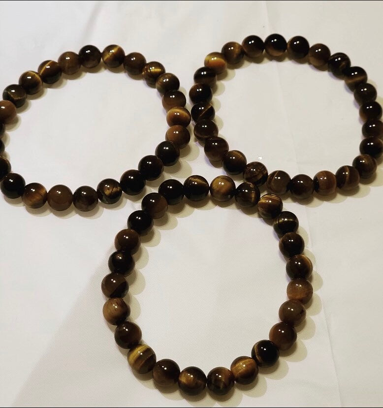 8mm Tiger Eye Stretch Bracelet