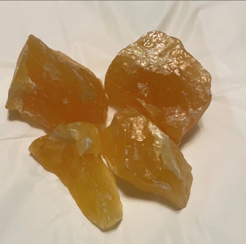 Raw Orange Calcite