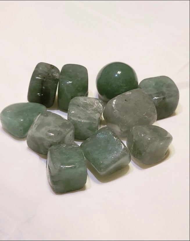 Small Green Aventurine Tumbled Cube