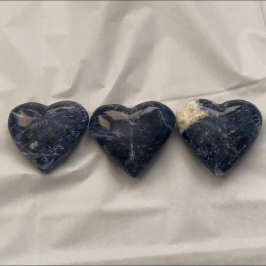 Sodalite Hearts