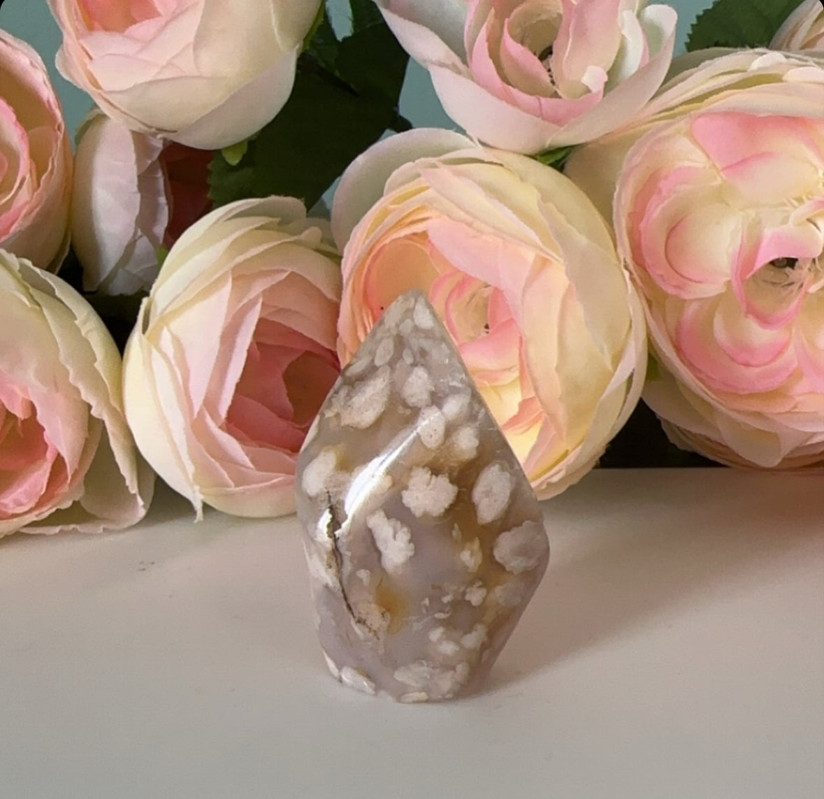 2” Flower Agate Flame