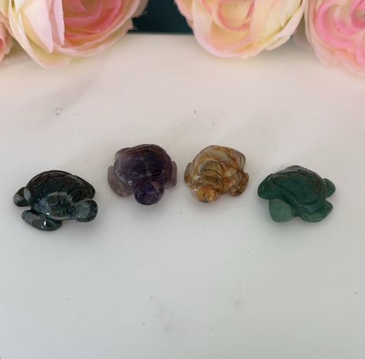 Small Turtle Carving