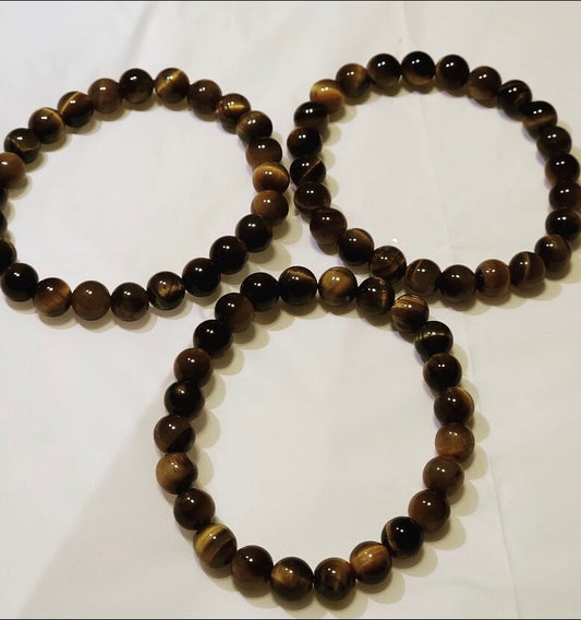 8mm Tiger Eye Stretch Bracelet