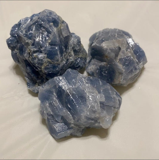 Raw Blue Calcite