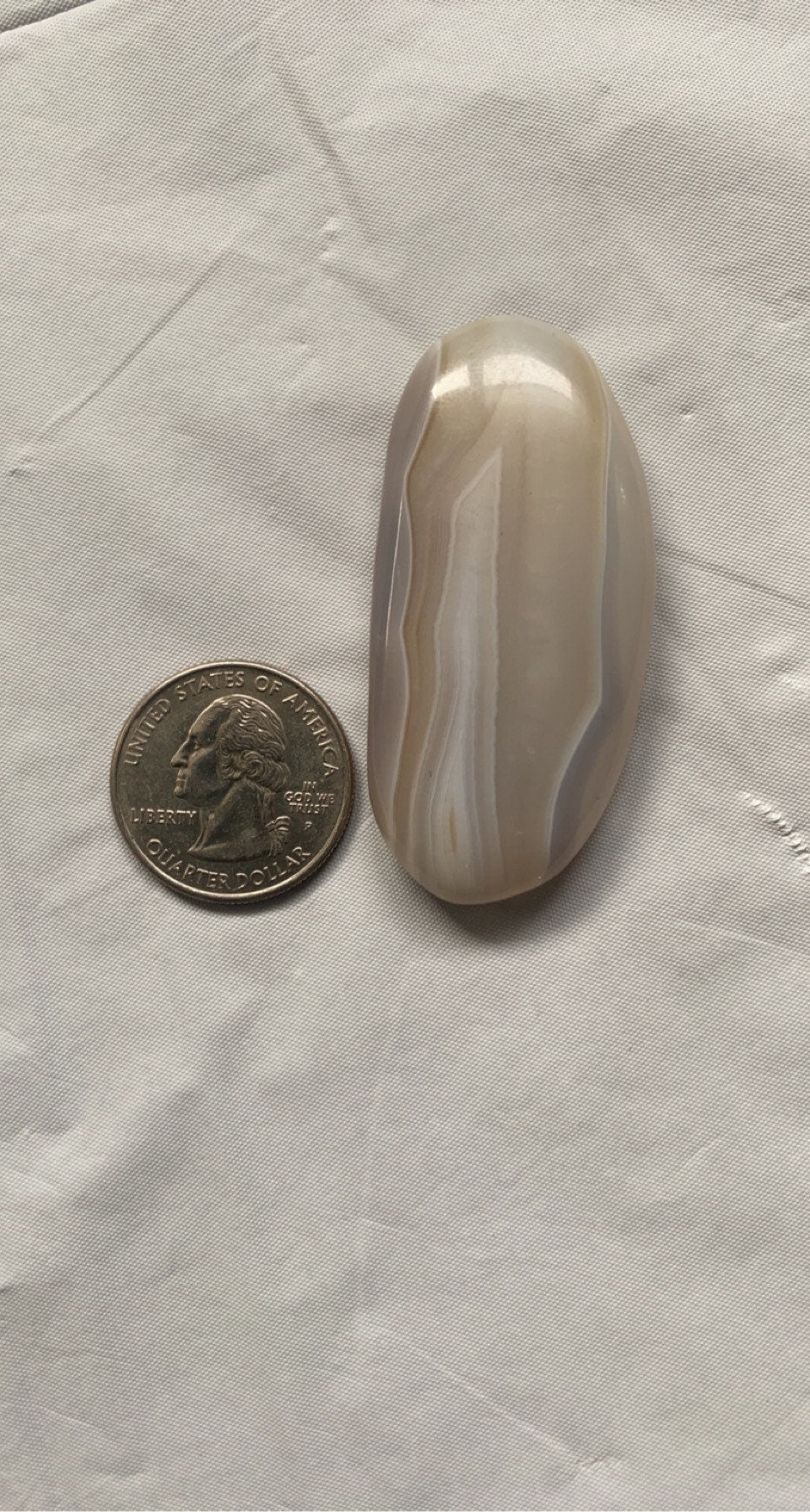 Banded Agate Palm Stones