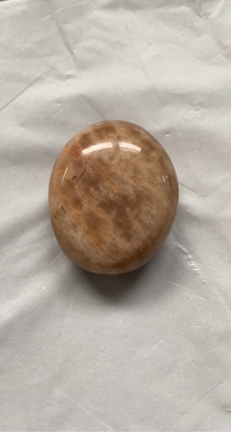 Peach Moonstone Palm Stones