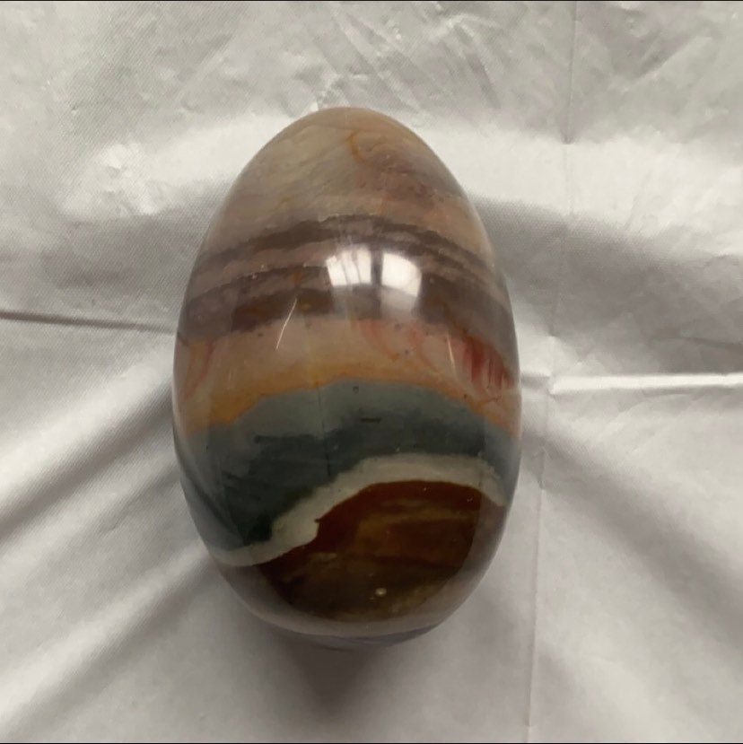 Polychrome Jasper Palm Stones