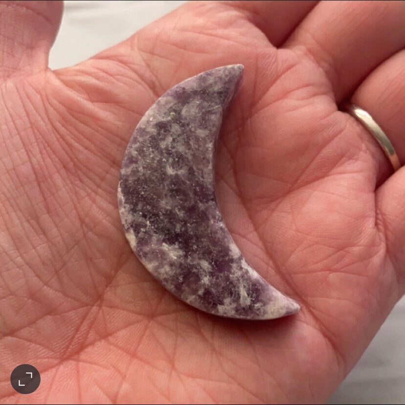 Lepidolite Moons