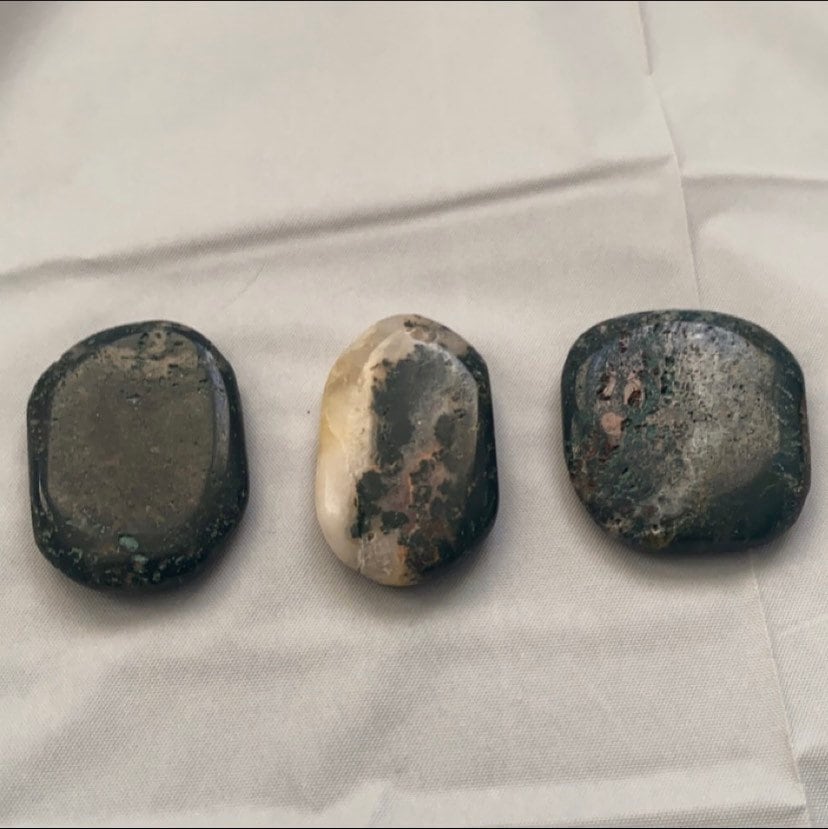 Bahia Jasper Palm Stones