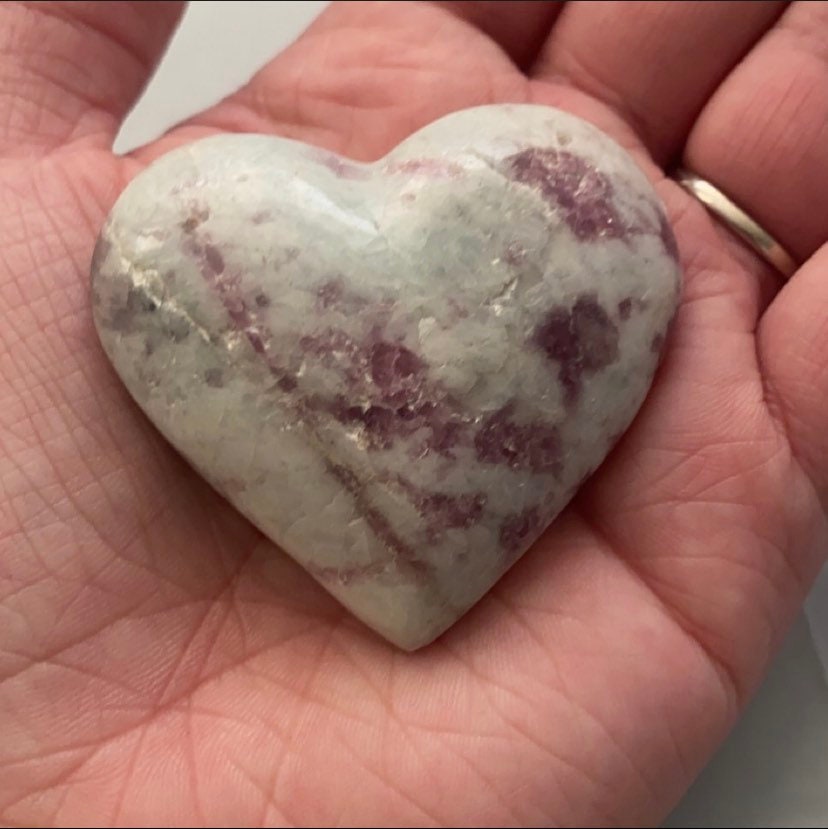 Pink Tourmaline Hearts