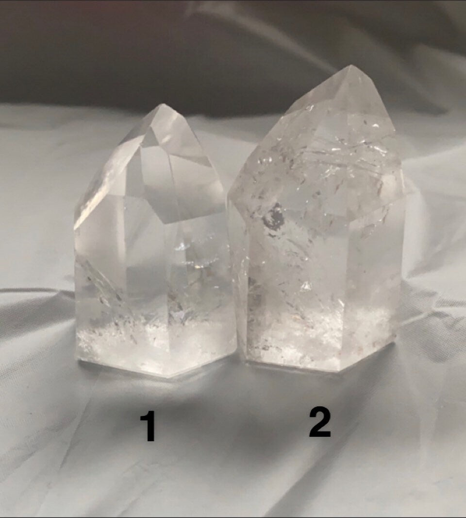 Lemurian Clear Quartz Towers