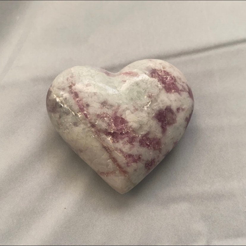 Pink Tourmaline Hearts