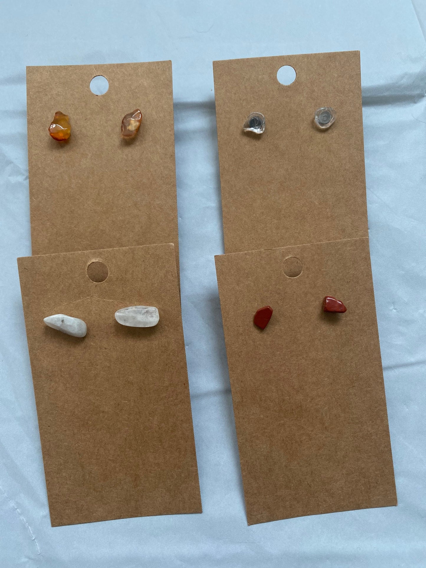 Mystery Crystal Stud Earrings