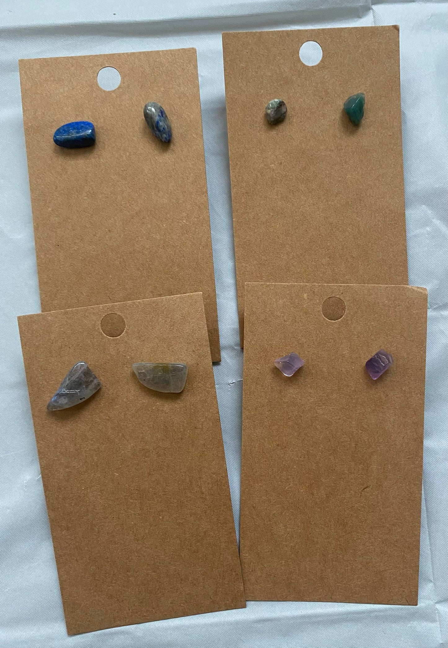 Mystery Crystal Stud Earrings