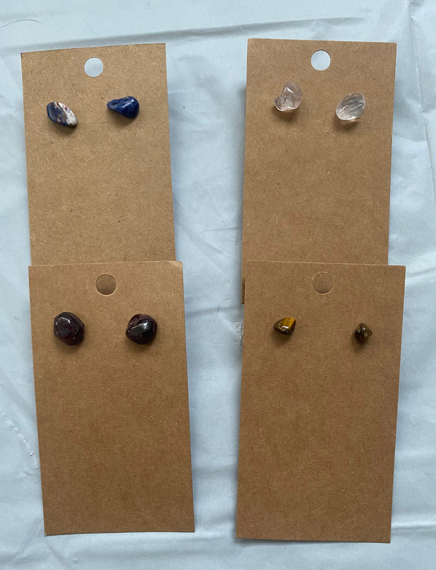Mystery Crystal Stud Earrings
