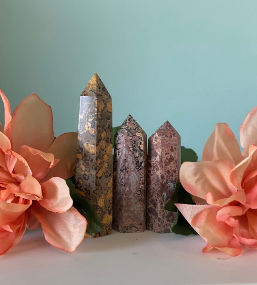 Leopardskin Jasper Tower