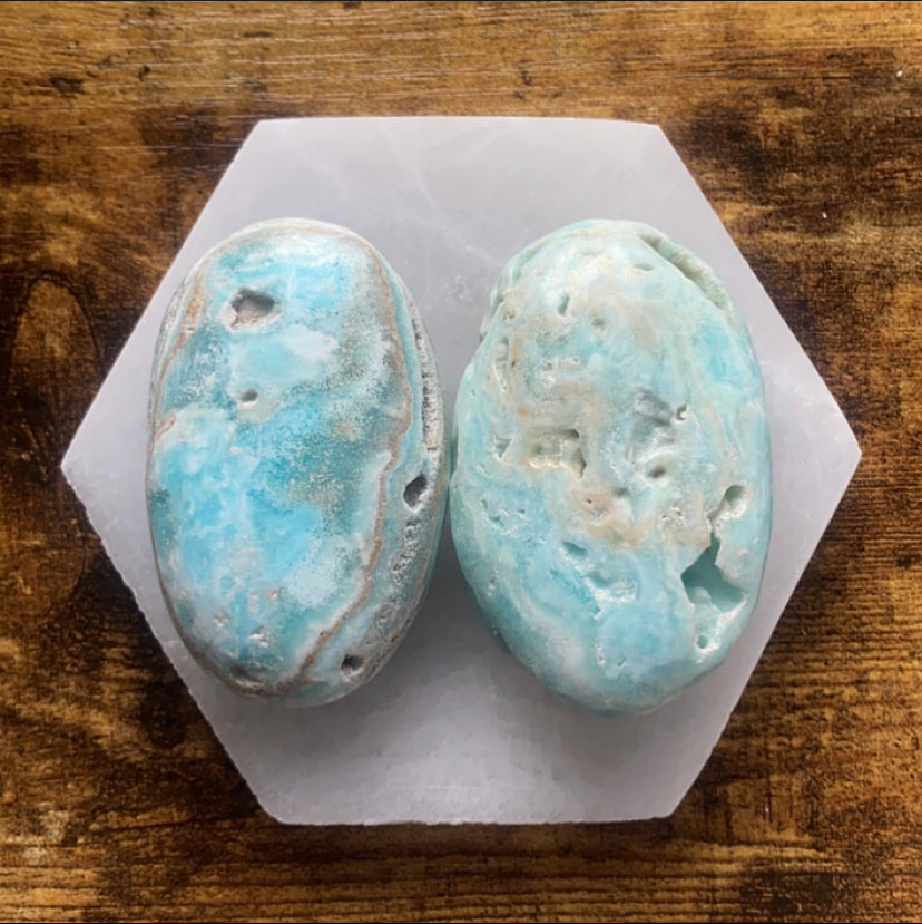 Caribbean Calcite Palm Stones