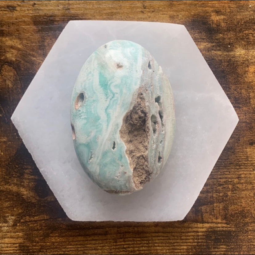 Caribbean Calcite Palm Stones