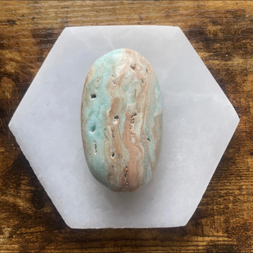 Caribbean Calcite Palm Stones