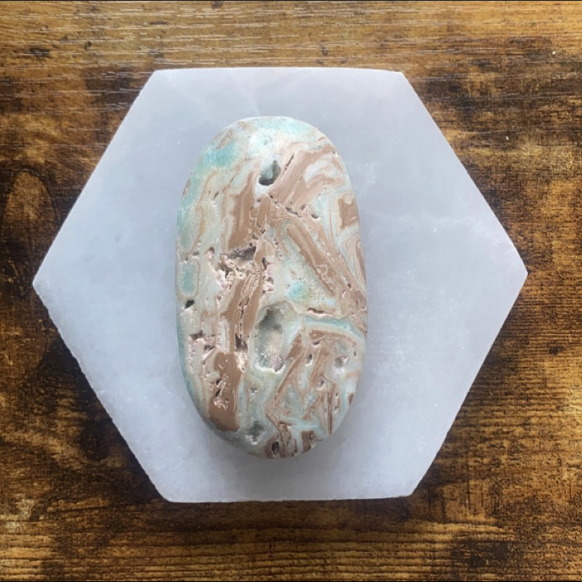 Caribbean Calcite Palm Stones