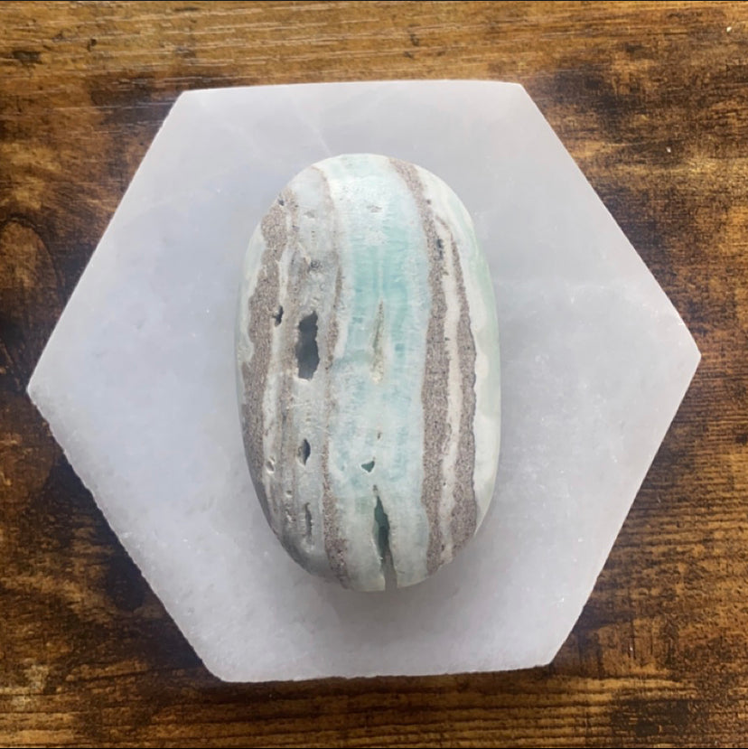Caribbean Calcite Palm Stones