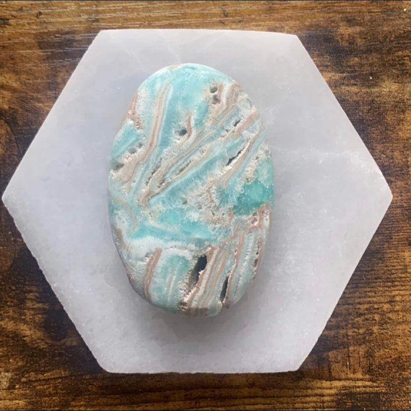 Caribbean Calcite Palm Stones