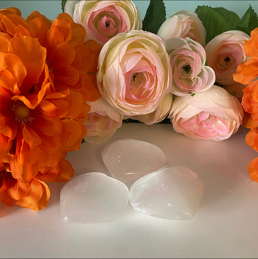 4cm Selenite Heart