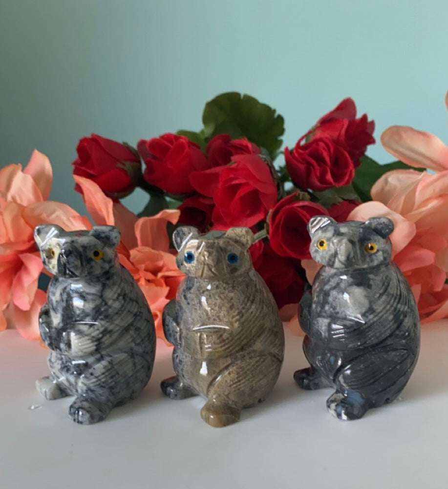 Soapstone Honey Bear