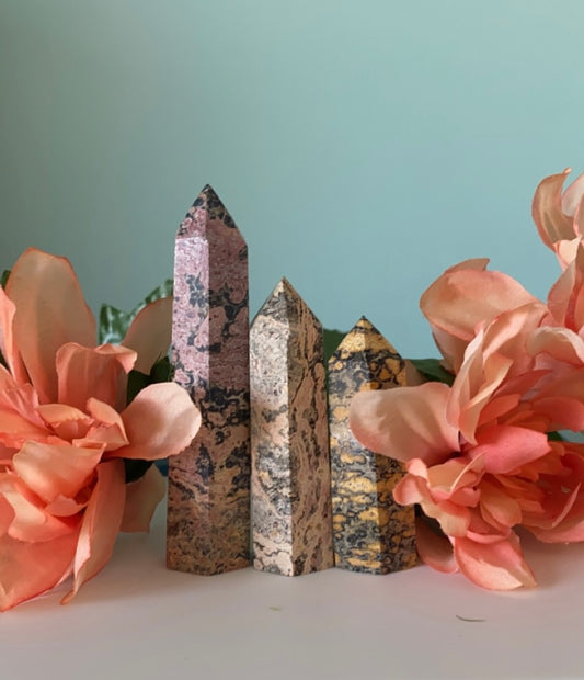 Leopardskin Jasper Tower