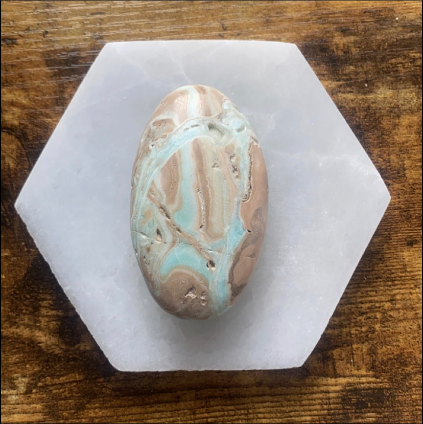 Caribbean Calcite Palm Stones
