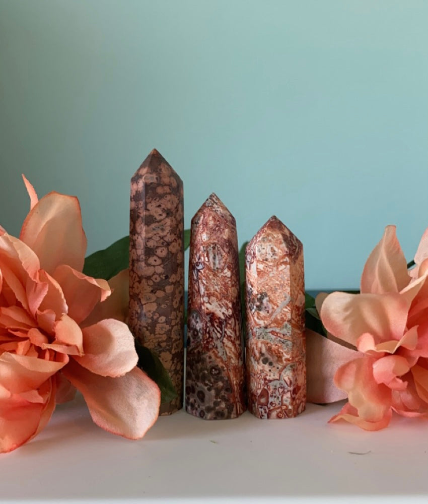 Leopardskin Jasper Tower